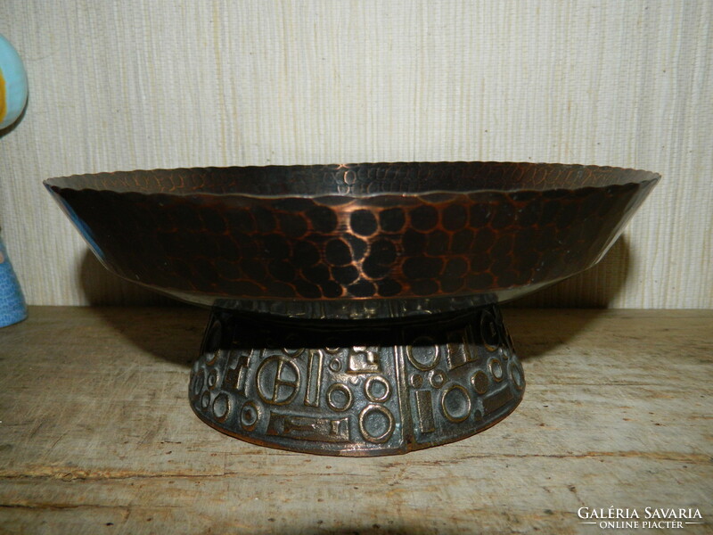 Retro craftsman copper centerpiece