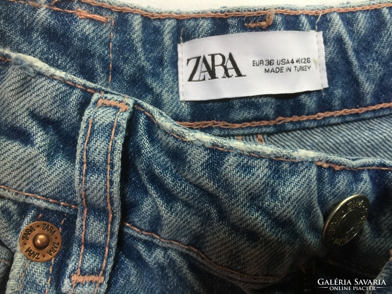 Zara hosszú farmer nadrág EUR 36, USA 4, MEX 26 méret