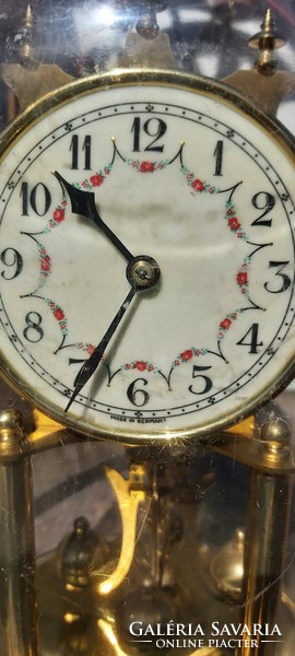 Antik 400 napos óra, működőképes 26 cm, Germany