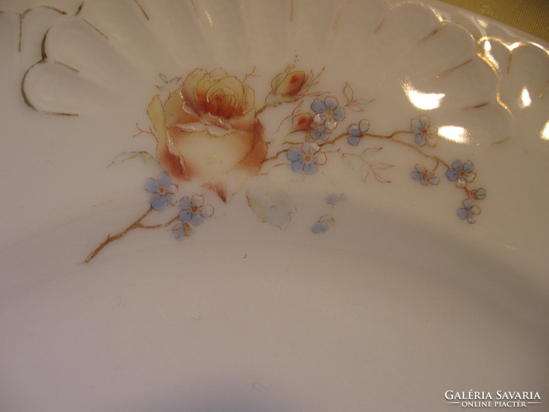 Antique pansy plate
