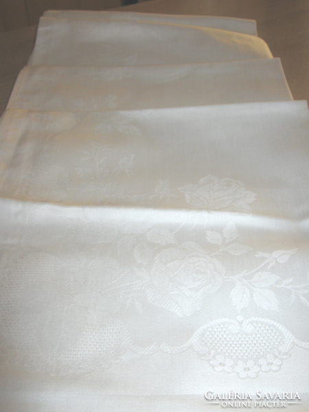4 pcs damask napkin table cloth pink azure