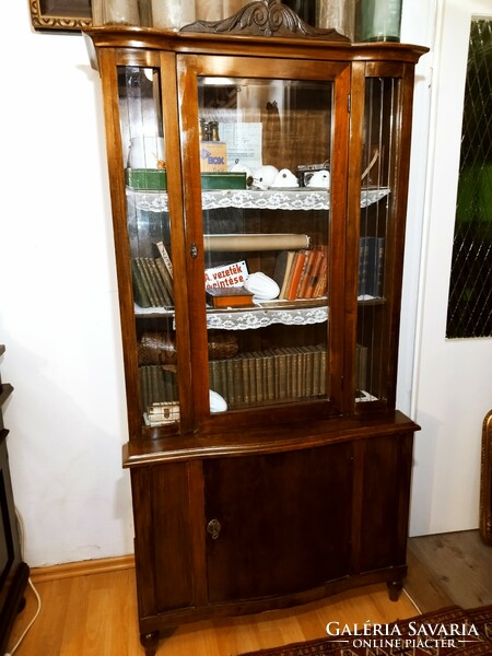 Special offer!, A small polished glass display case from the 1920s-30s in good condition