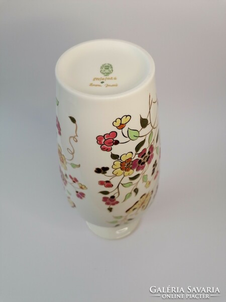 New! Butterfly vase by Zsolnay, 27 cm.