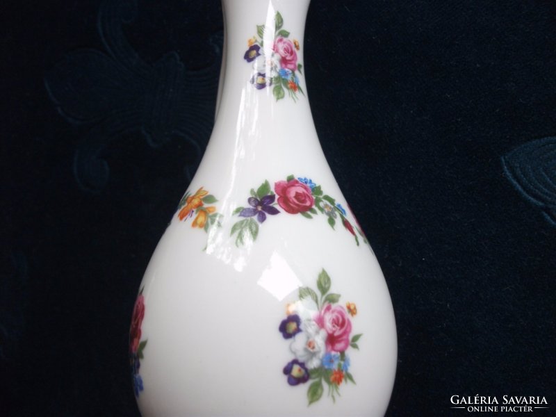 1950 Art deco hand painted royal kpm flower garland jug vase
