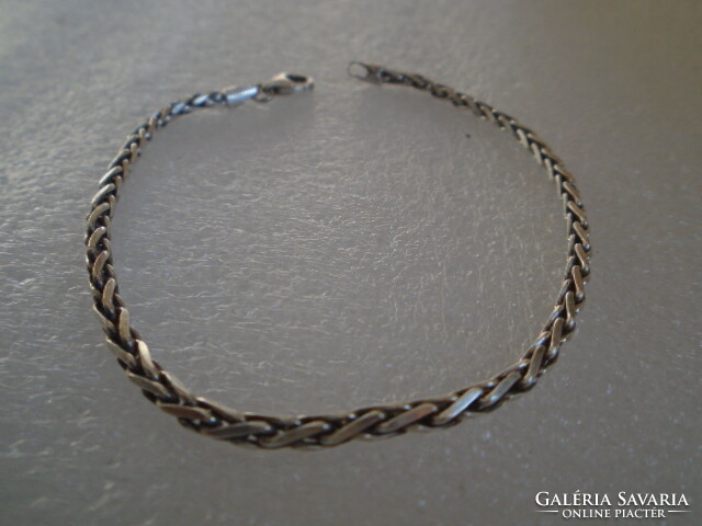 Art deco style silver bracelet / bracelet extra beautiful rarity with 925 mark ﻿length 20.7 cm 3.7