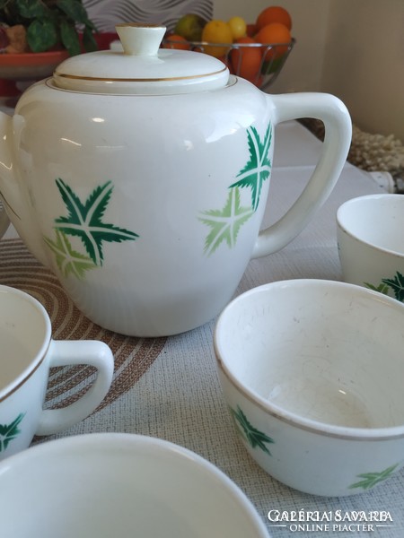 Granite porcelain tea set for sale!