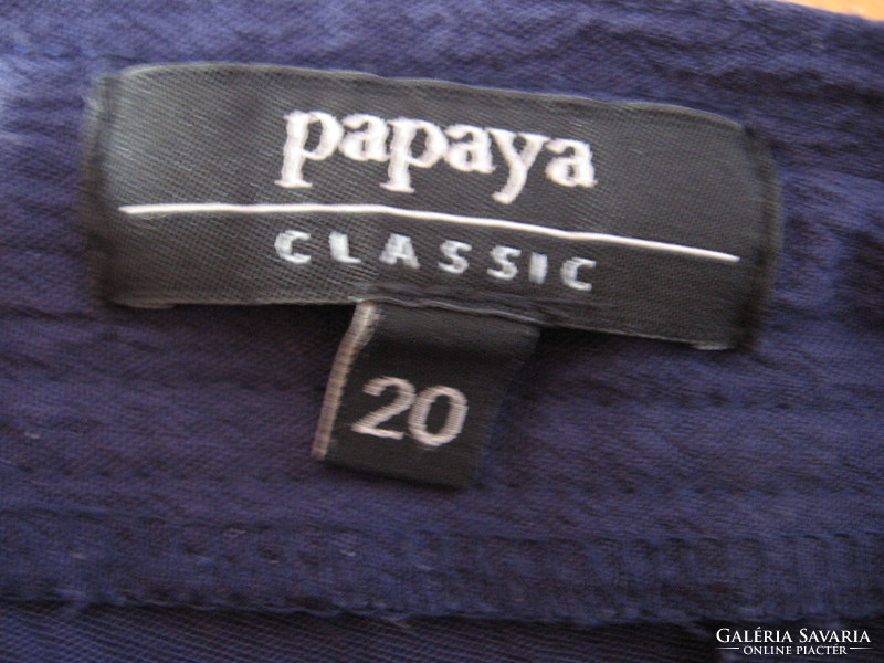 Tengerész kék  zsorzsett szoknya Papaya classic 20-as