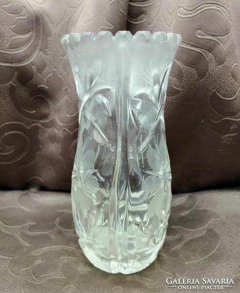 Csiszol kristály váza