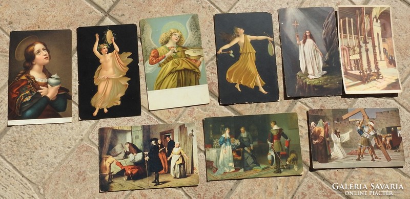 Antik képeslap gyűjtemény 17 db