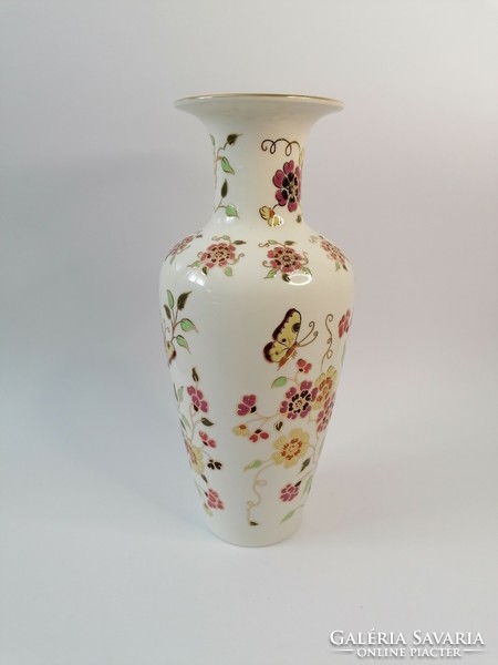 New! Butterfly vase by Zsolnay, 27 cm.