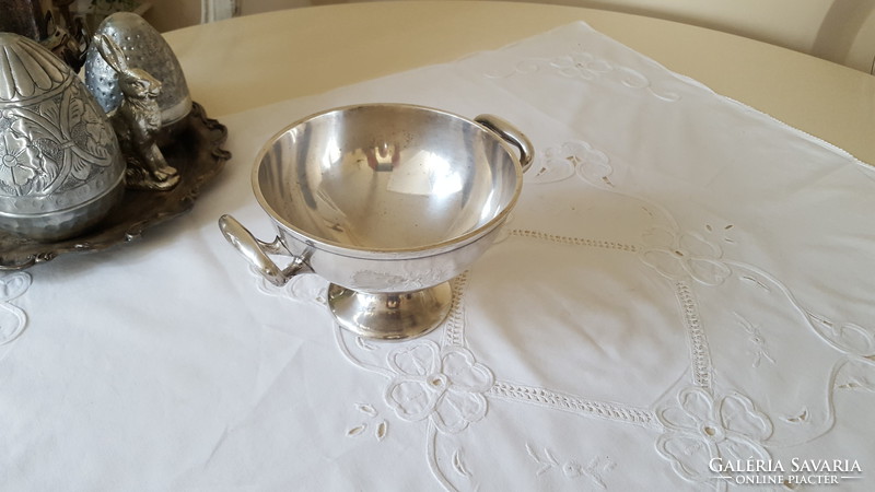 Art krupp berndorf silver-plated, footrest offering
