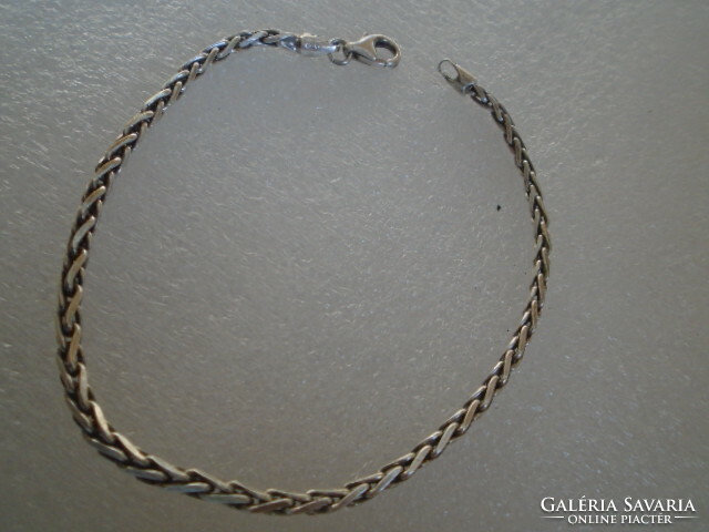 Art deco stílusú ezüst karkötő / karlánc extra gyönyörű ritkaság 925 jelzéssel   ﻿hossz 20,7 cm 3,7