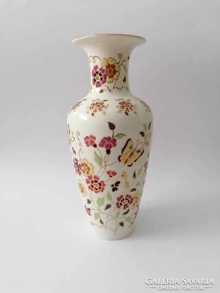 New! Butterfly vase by Zsolnay, 27 cm.