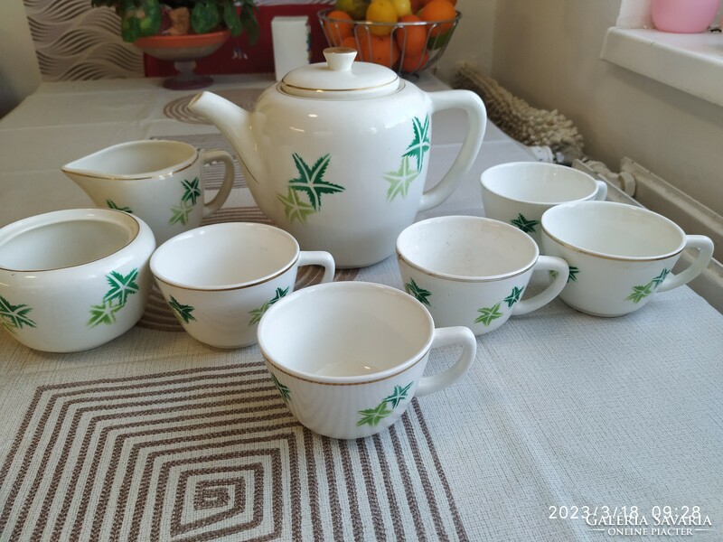 Granite porcelain tea set for sale!
