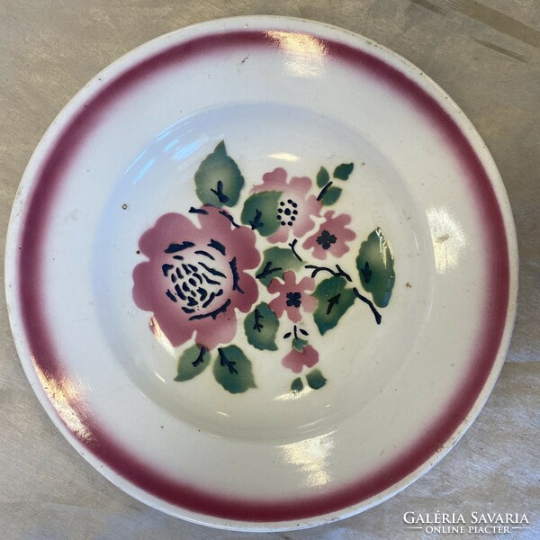 Granite porcelain decorative plate