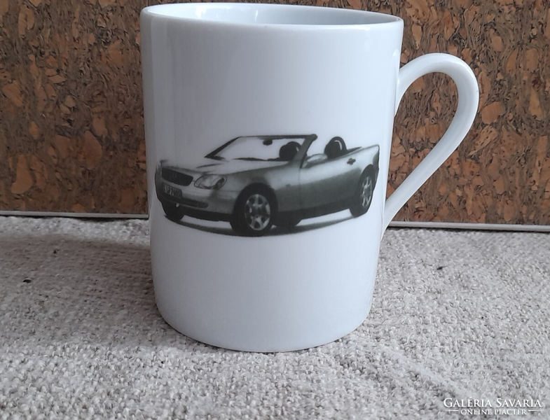 Porcelain car mug - mercedes -