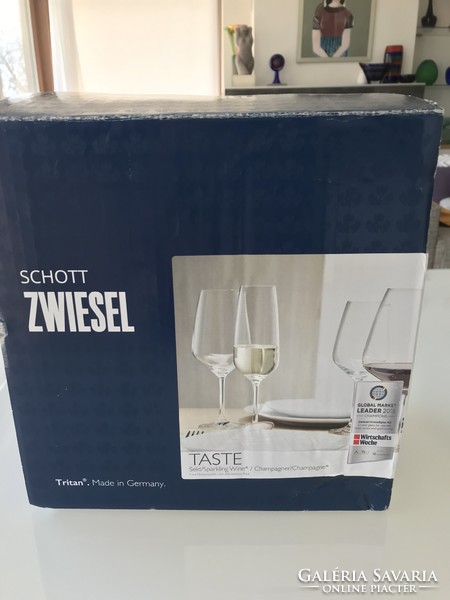 Schott Zwiesel champagne glasses, Tritan, 6 pcs