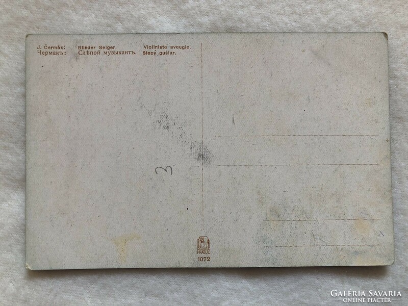 Antik, régi képeslap - Postatiszta                                    -5.