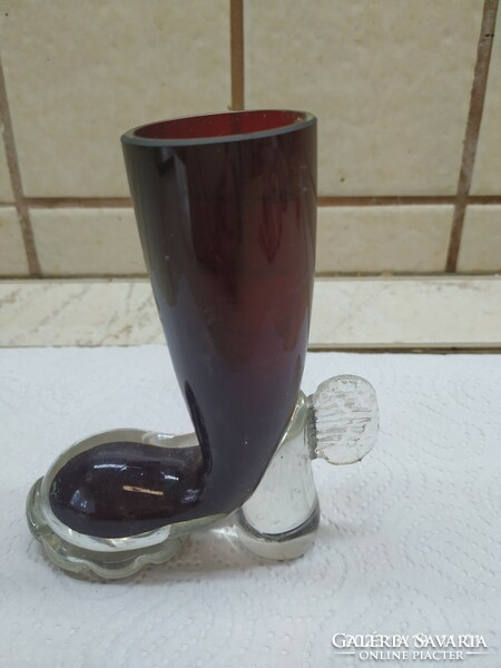 Broken glass small burgundy boots for sale! Very nice!!