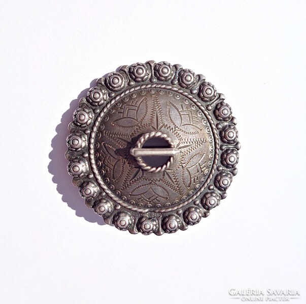 Old Latvian 875 silver brooch