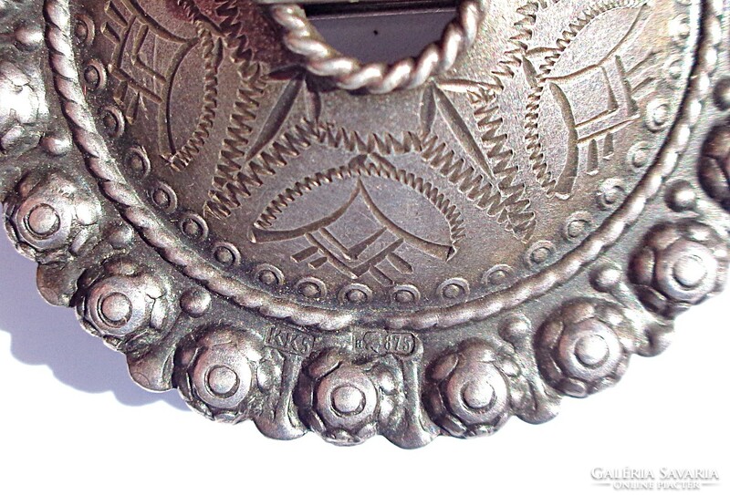 Old Latvian 875 silver brooch