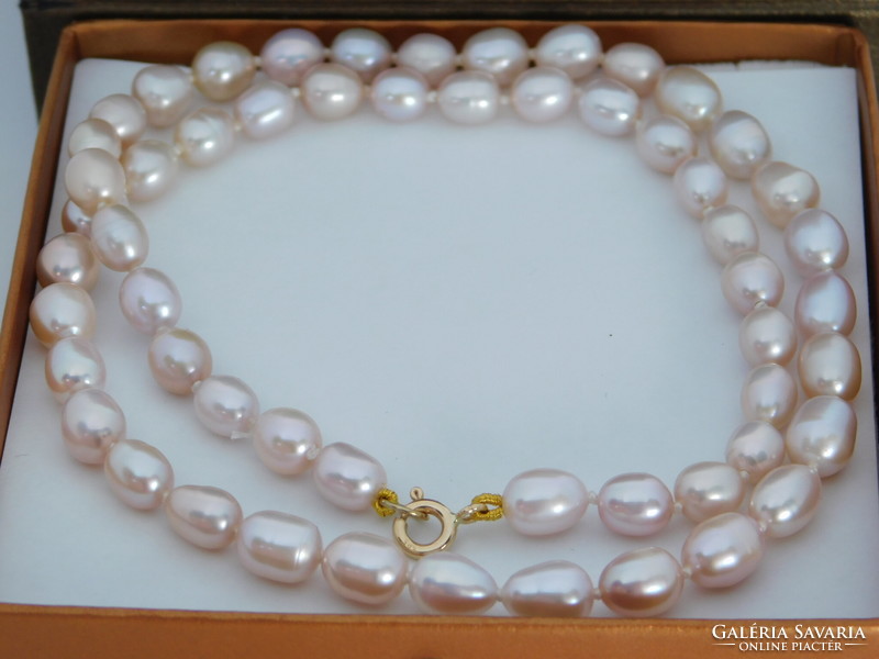 14K gold pearl necklace