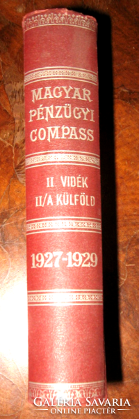 Hungarian financial compass 1927-1929 Volume ii: countryside, abroad
