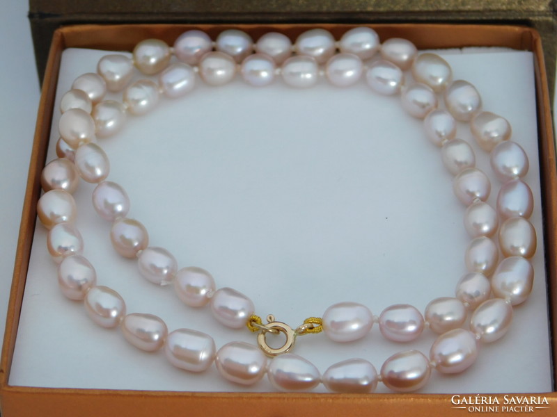 14K gold pearl necklace