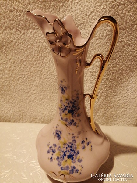 Marked, numbered Czeslovak, porcelain jug, decanter, vase, pourer.