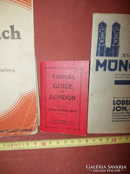 Austria, Munich, London maps