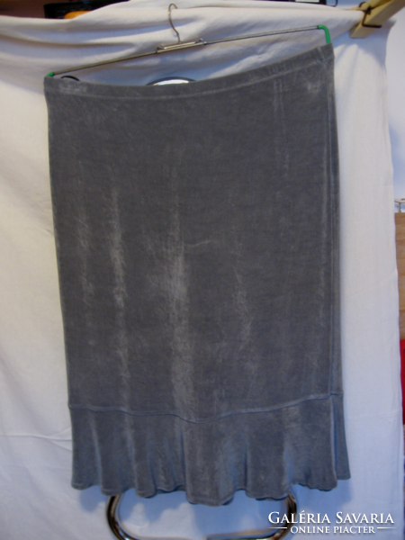 Silver gray stretch mermaid skirt kim & co, gunmetal 3xl / + tg