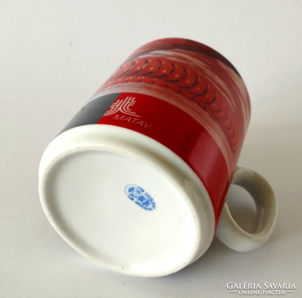 Extremely rare! Matáv Zsolnay mug, cup