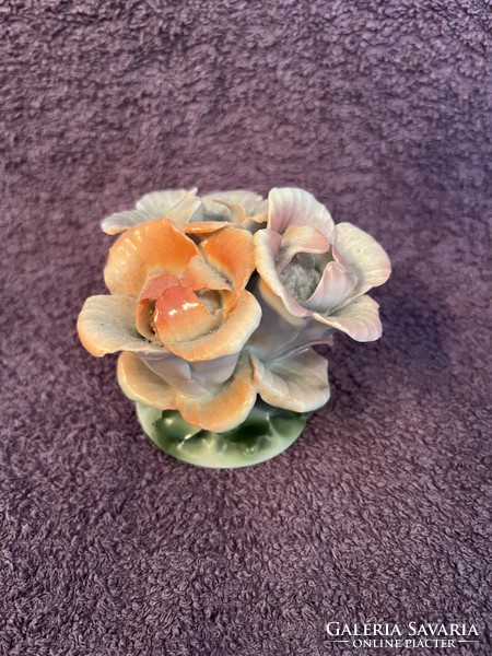 Porcelain flower, handmade