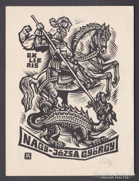 Fery antal (1908-1994) ex libris, György Nagy-józsa