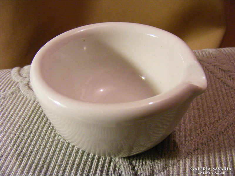 Old small porcelain apothecary mortar