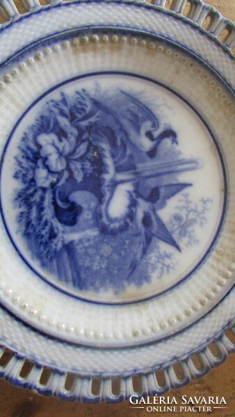 Régi bécsi porcelán tányér Alt Wien