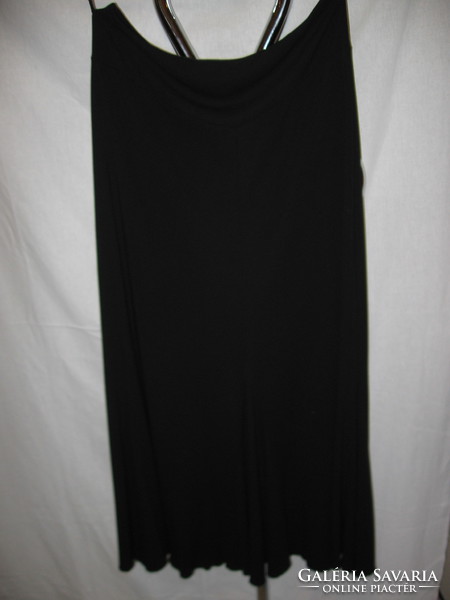 Fekete hosszú, harang alakú jersey szoknya Per una 40-es