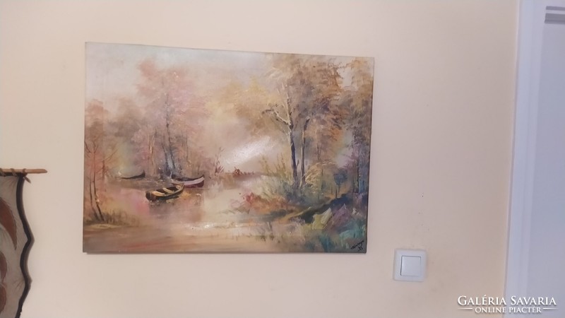 (K) czinege landscape painting 66x47 cm