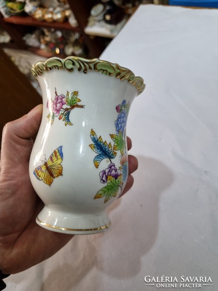Herendi viktória mintás porcelán váza