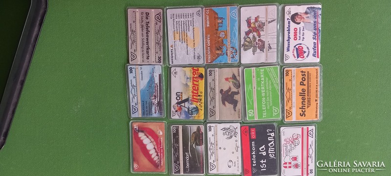 30 foreign phone cards