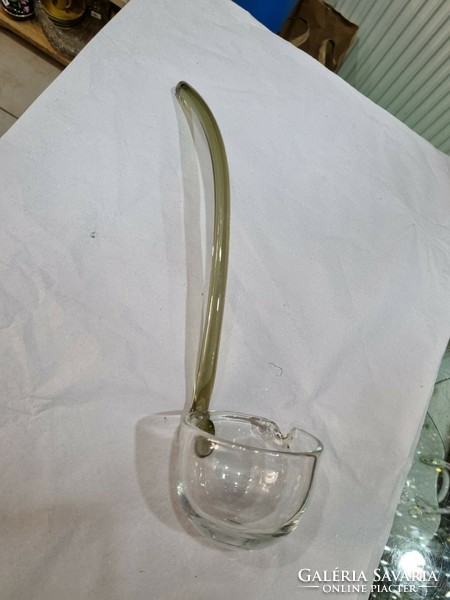 Old glass ladle