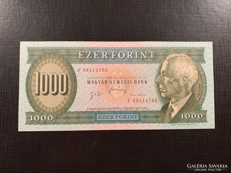 ***  EXTRA állapotú 1996-os "F" 1000 forint ***