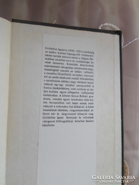 Goldziher Ignác: Az iszlám kultúrája 1-2. (Gondolat, 1981)