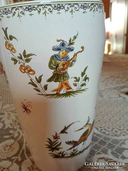 Original French antique toulon provance vase