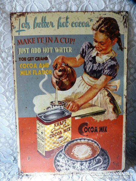 Vintage reklám, karton / reprodukció.