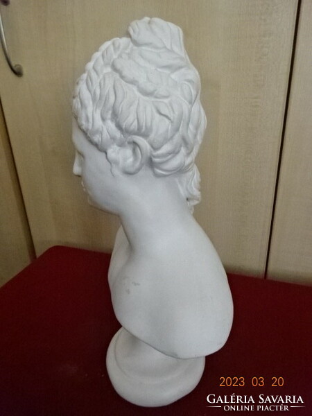 Female bust of Persephone, height 33.5 cm, material plaster. Jokai.