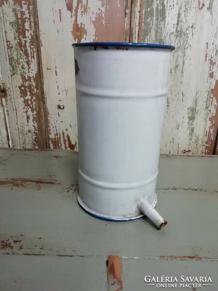 Enamel disinfectant container, Budafoki 1.5 liter container