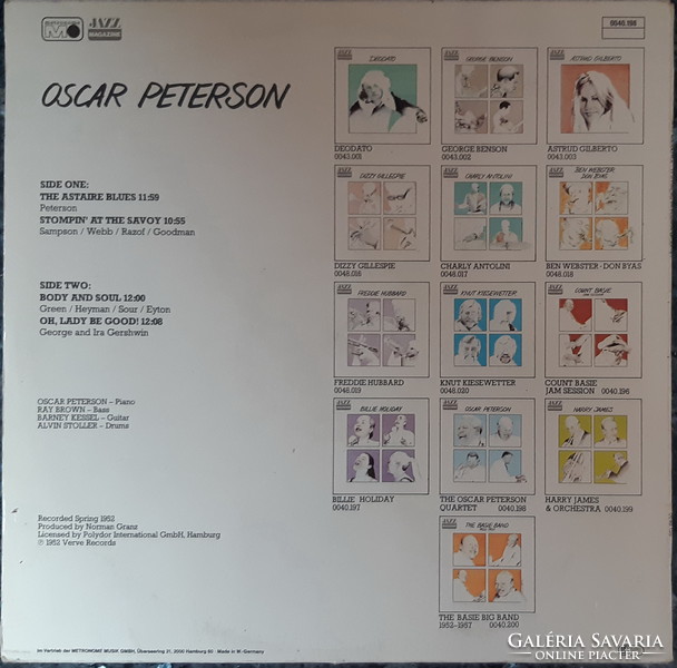 Oscar peterson jazz lp vinyl record vinyl