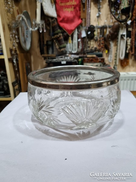 Old crystal bowl