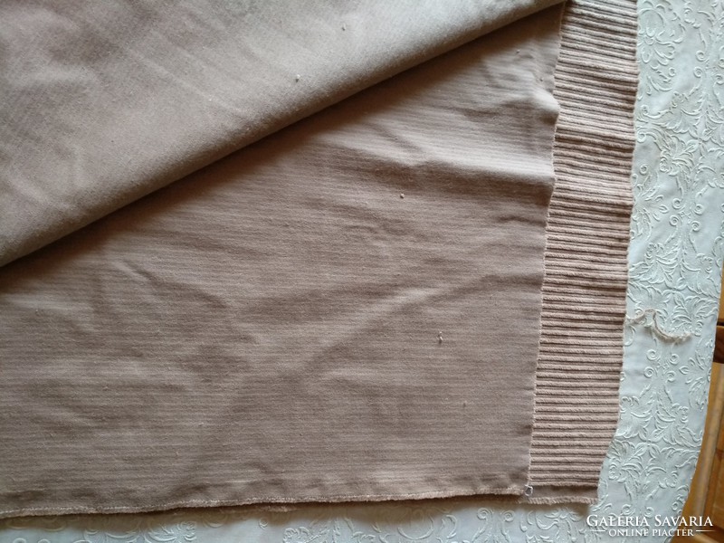 Fabric, brown wide corduroy, 130*130 cm, recommend!